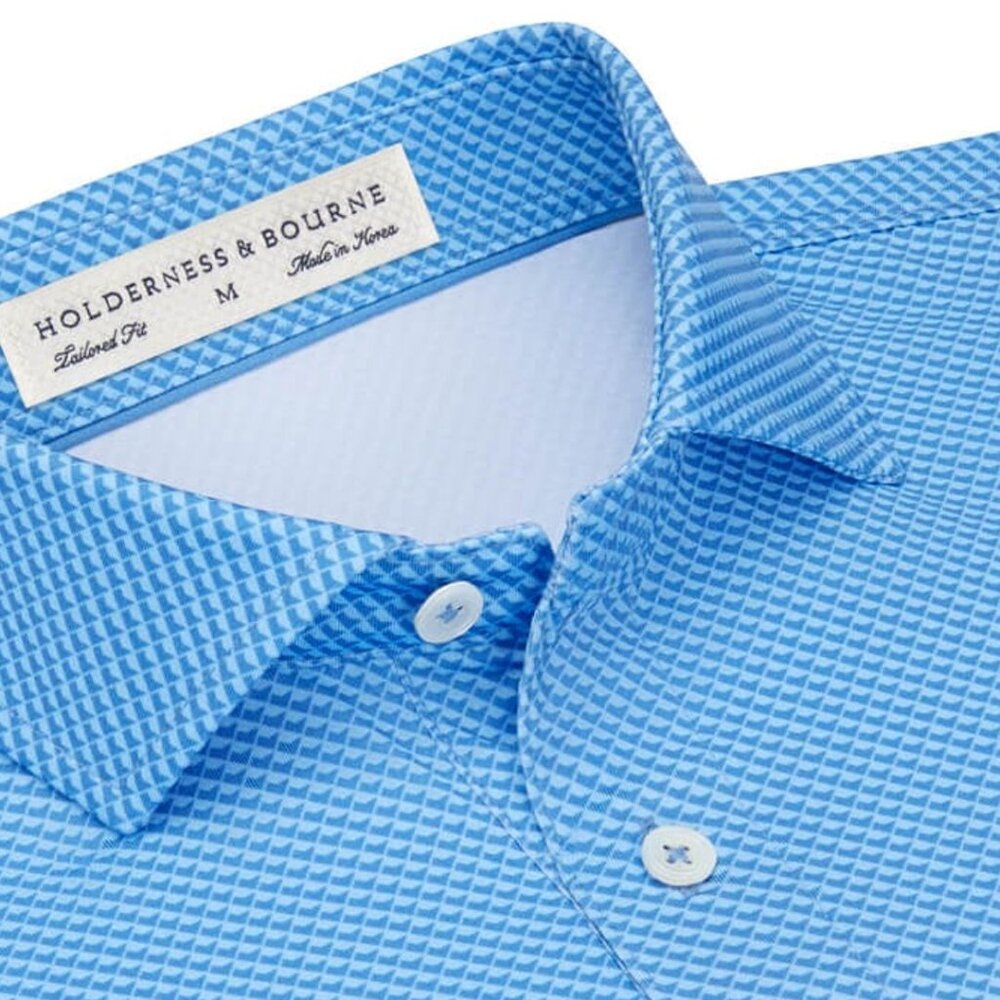 NWT Holderness & Bourne The Anderson Polo Shirt Lage L